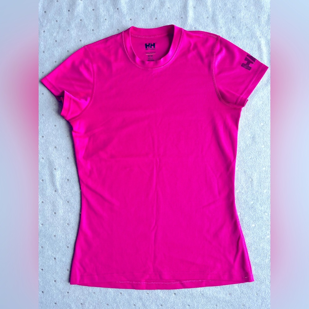 Helly Hansen Pink Fitted Short Sleeve Tee